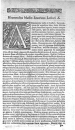 [Bandeau et lettrine : A] - Commentarius in Hippocratis Coi, libellum De alimento, in quo multiplici [...]