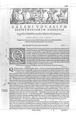 [Bandeau et lettrine : Q] - Galeni omnia quae extant opera / vol. 2- Primae classis libri