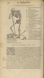 [Squelette avec une faux, tiré de De fabrica corporis humani d'André Vésale ] - Les Oeuvres d'Ambroi [...]