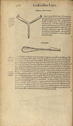 Tirefons à trois branches / Lenticulaire - Les Oeuvres d'Ambroise Paré,...divisees en trente livres. [...]