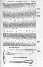 Rasoir / Cizeau - Les Oeuvres d'Ambroise Paré,... divisées en vingt huict livres avec les figures et [...]