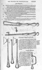 Elevatoire / Scies propres à couper les os de la teste - Les Oeuvres d'Ambroise Paré,... divisées en [...]
