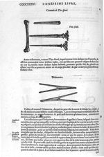Cannule de tire-fond / Dilatatoire - Les Oeuvres d'Ambroise Paré,... divisées en vingt huict livres  [...]
