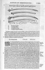 Sonde d'argent creuse - Les Oeuvres d'Ambroise Paré,... divisées en vingt huict livres avec les figu [...]