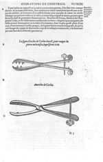 Bec de corbin dentelé - Les Oeuvres d'Ambroise Paré,... divisées en vingt huict livres avec les figu [...]