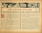 [Bandeau : salle de l'hôpital installé dans le Grand Palais] - Le Grand Palais pendant la guerre (19 [...]