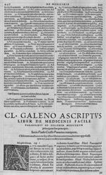 [Lettrine : A. représentation d'Hercules] - Galeni Pergameni ... opera quae ad nos extant omnia  / v [...]