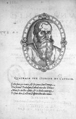  Médaillon - Quatrain sur l'effigie de l'auteur - Alphabet anatomic auquel est contenue l'explicatio [...]