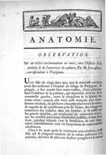 [Dissection d'un équidé] - Histoire de la Société royale de médecine..., Avec les Me´moires de médec [...]