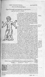 Fig. 282. Monstre ayant quatre bras & quatre pieds, & deux natures de femme - Les Oeuvres d’Ambroise [...]