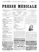 Rudolph Virchow - La Presse médicale - [Articles originaux]