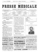 Dreyfus-Brisac - La Presse médicale - [Volume d'annexes]