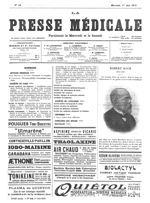 Robert Koch - La Presse médicale - [Volume d'annexes]