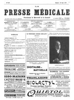 Georges Dieulafoy - La Presse médicale - [Volume d'annexes]