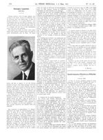 Georges Laurens. (1867-1941) - La Presse médicale - [Articles originaux]