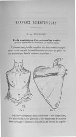 Fig. 1 / Fig. 2 - Concours d'agrégation de chirurgie, 1904. Titres et travaux scientifiques