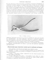 Fig. 2. Rugine costotome - Archives de Doyen. Revue médico-chirurgicale illustrée