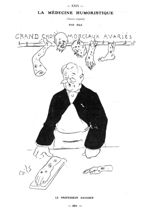 [Caricature par Bils : ] Le Professeur Gaucher - Paris médical : la semaine du clinicien