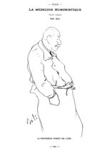 [Caricature par Bils : ] Le Professeur Poncet - Paris médical : la semaine du clinicien
