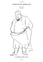 [Caricature par Bils : ] Le Professeur agrégé Vaquez - Paris médical : la semaine du clinicien