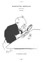 [Caricature par Bils : ] Le Professeur Laveran - Paris médical : la semaine du clinicien