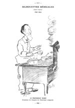 [Caricature par Bils : ] Le Professeur Roger - Paris médical : la semaine du clinicien