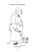 [Caricature par Bils : ] Le Docteur Mosny - Paris médical : la semaine du clinicien