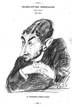 [Caricature par Bils : ] Le Professeur agrégé Gouget - Paris médical : la semaine du clinicien