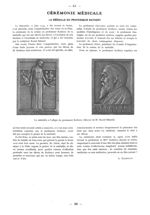 La médaille à l'effigie du Professeur Rathery (Oeuvre de M. Raoul Bénard) - Paris médical : la semai [...]