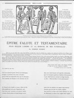 L’Orchestre de la Danse Macabre de Troyes (Dessin sur bois du XVe siècle) - Aesculape