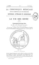(Fig. 10) Fontaine de la régéneration - La Chronique médicale : revue bi-mensuelle de médecine histo [...]