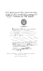 Ordre de transfèrement, à la Maison du Dr Montprin, des Citoyens Pons, Cortey et Le Moal - La Chroni [...]