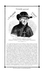 Véritable portrait du P. Hilarion Tissot, frère hospitalier, guérisseur des aliénés - La Chronique m [...]