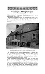 La maison d'Ambroise Paré, à Bourg Hersent, près de Laval - La Chronique médicale : revue mensuelle  [...]