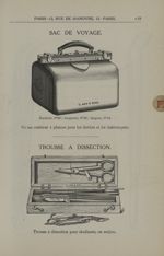 Sac de voyage / Trousse à dissection - Catalogue dentaire -- Claudius Ash & Sons & Co