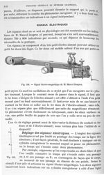 Fig. 108. Signal électro-magnétique de M. Marcel Desprez/ Fig. 109 - Traité de physique biologique.  [...]