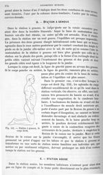 Fig. 152. Station à genoux, le corps droit - Traité de physique biologique. Tome premier