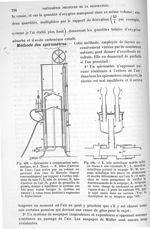 Fig. 499. Spiromètre à compensation automatique, de J. Tissot/ Fig. 500. Spiromètre - Traité de phys [...]