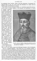 Fig. 20. Guy de Chauliac, d'après une peinture sur bois de la faculté de médecine de Montpellier, re [...]