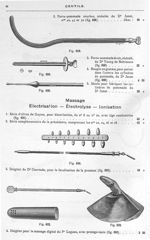 [Porte-pommade urétraux et bougies] / [Instruments pour massage, électrisation, électrolyse, ionisat [...]