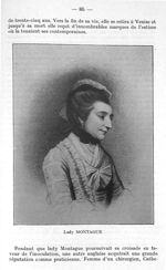Portrait de Lady Montague. - Les femmes et le progrès des sciences médicales.