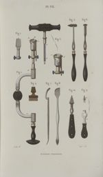 Pl. VII. Instruments de perforation - Précis iconographique de médecine opératoire et d'anatomie chi [...]