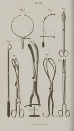 Pl. XXV. Instruments pour les opérations obstétricales - Précis iconographique de médecine opératoir [...]