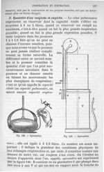 Fig. 139 et 140. Spiromètre - Anatomie et physiologie animales, par Mathias Duval,... et Paul Consta [...]