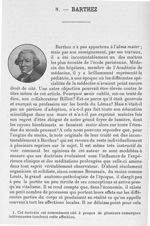 Barthez - Les maîtres de l'Ecole de Paris dans la période préspécialistique des maladies du pharynx, [...]