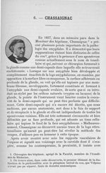 Chassaignac - Les maîtres de l'Ecole de Paris dans la période préspécialistique des maladies du phar [...]