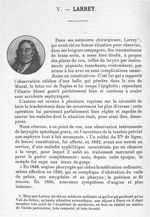 Larrey - Les maîtres de l'Ecole de Paris dans la période préspécialistique des maladies du pharynx,  [...]