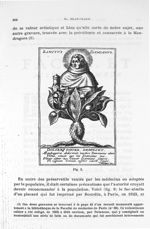 Fig. 5. Sanctus Damianus [Mandragore] - Notes historiques sur la peste - Archives de parasitologie