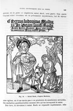 Fig. 14. Saint Roch d'après Maldura - Notes historiques sur la peste - Archives de parasitologie