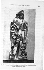 Fig. 15. Statue de Saint Roch - Notes historiques sur la peste - Archives de parasitologie